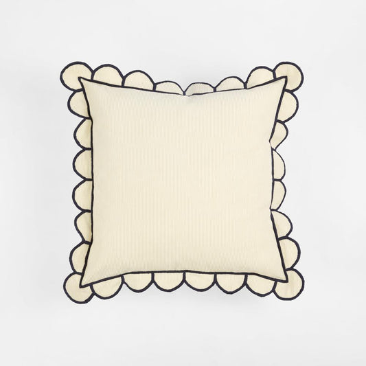 Paree Cushion Cover 50X50Cm Natural/Blue