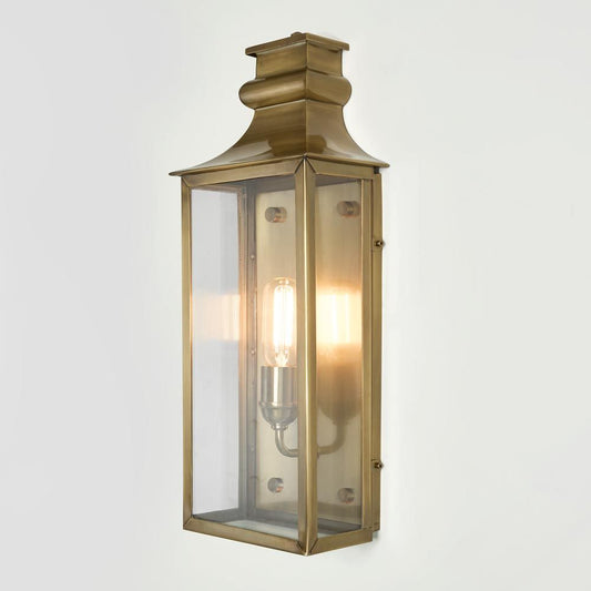 Westpoint Outdoor Wall Light Medium Antique Brass