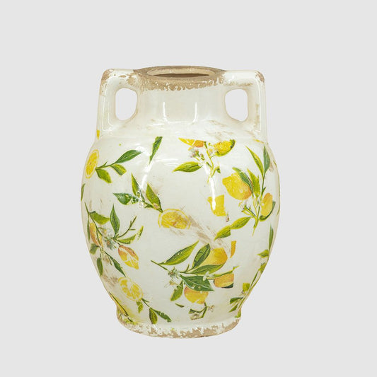 Lemon Vase With Handle