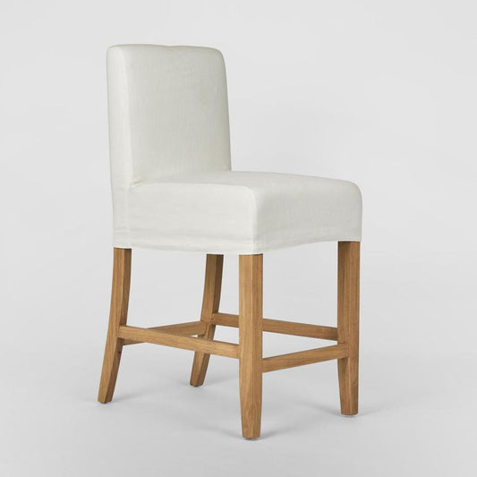 Ville Slip Cover White (Counter Stool)