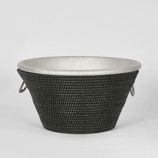Paume Rattan Drinks Cooler Black