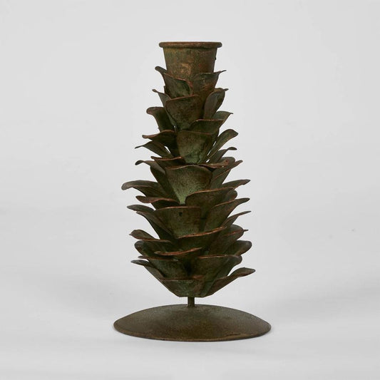 Pinecone Candle Stand Sml