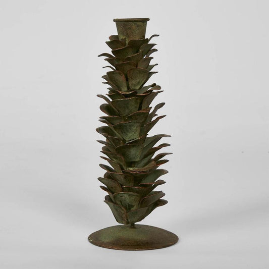 Pinecone Candle Stand Lge
