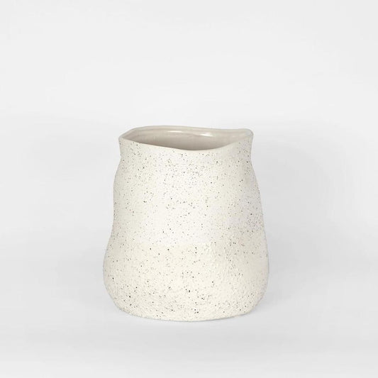 Tuba Ceramic Vase Small White