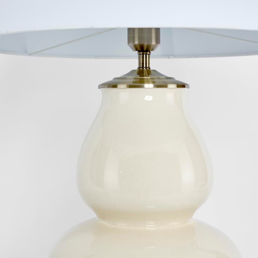 Matisse Ceramic Table Lamp Base Cream