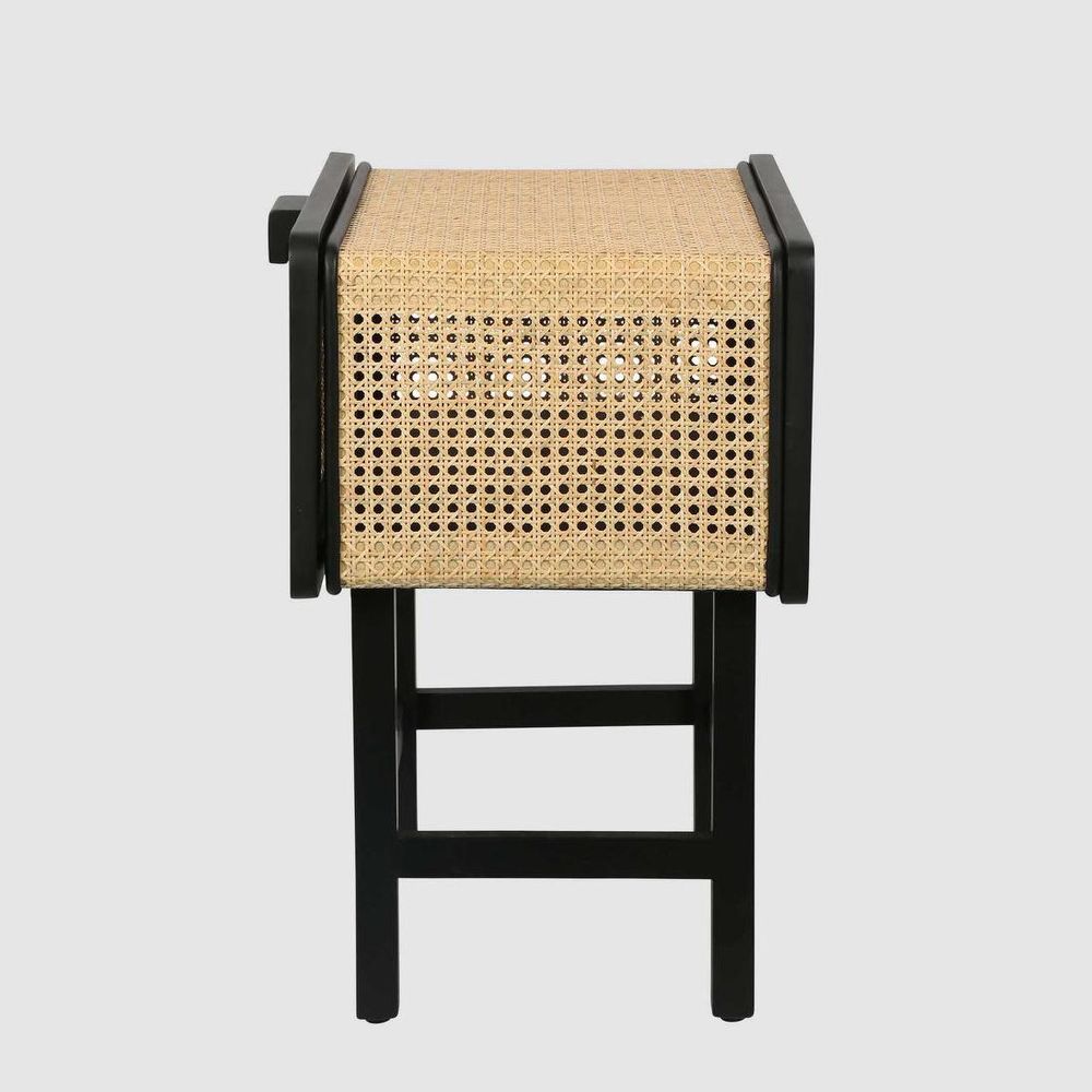 Zoe Bedside Table Black