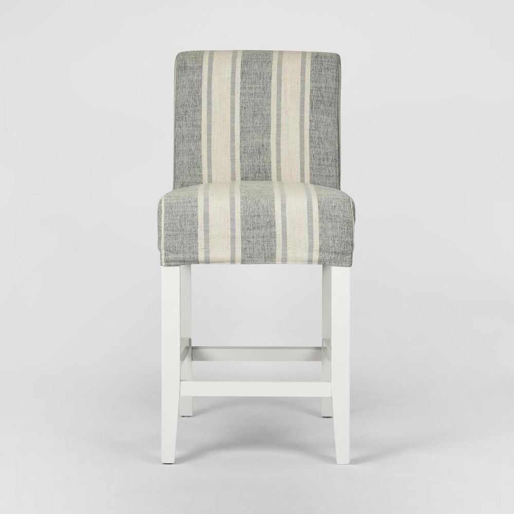 Ville Slip Cover Blue/White Stripe (Counter Stool)