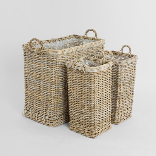 Luna Tall Basket Set 3