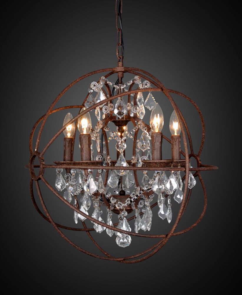 Sundance Chandelier Medium Rust