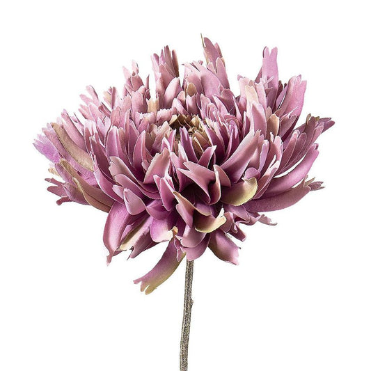 Dahlia Spray 56Cm Dark Pink