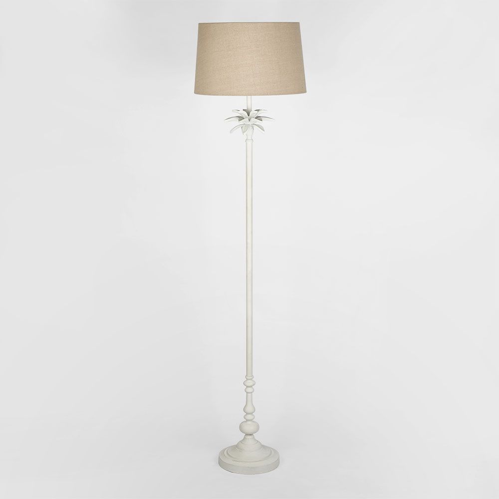 Casablanca Floor Lamp Base White