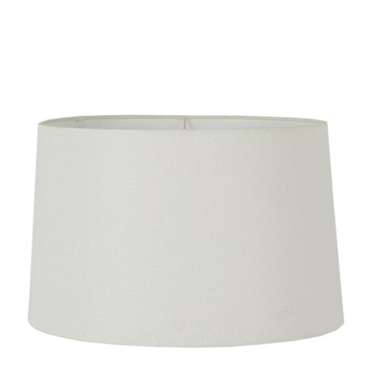 Linen Drum Lamp Shade Xl Ivory