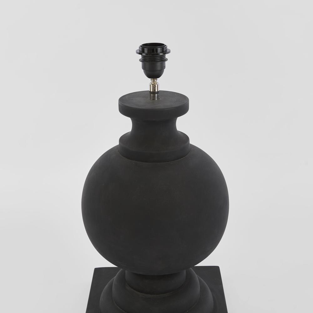 Coach Table Lamp Base Black
