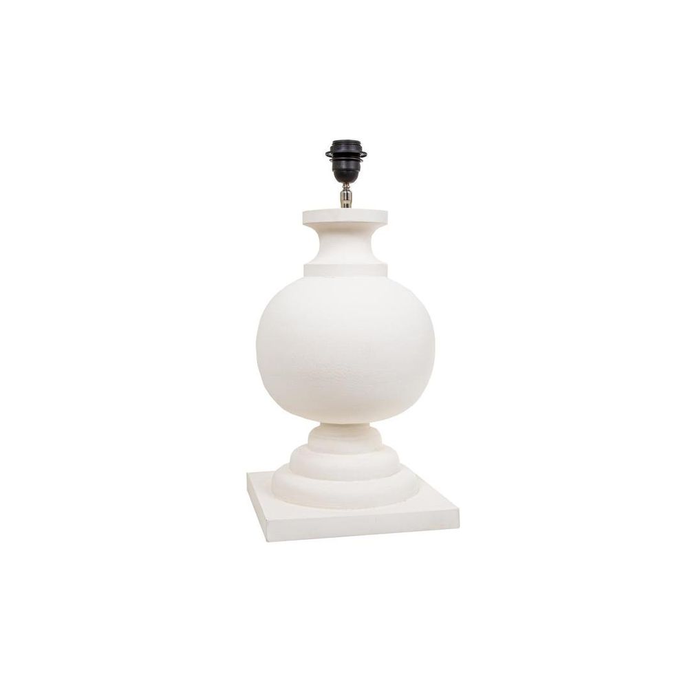 Coach Table Lamp Base White