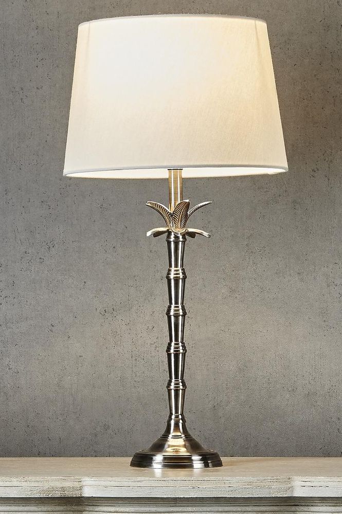 Bahama Table Lamp Base Small Silver