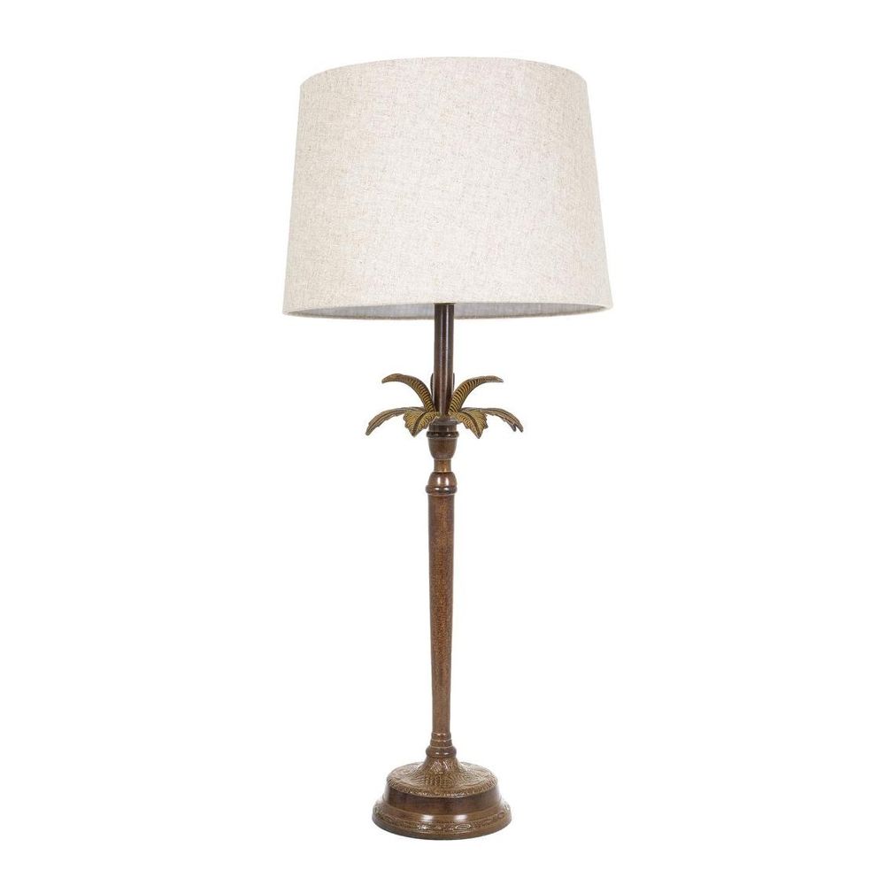Casablanca Table Lamp Base Brown