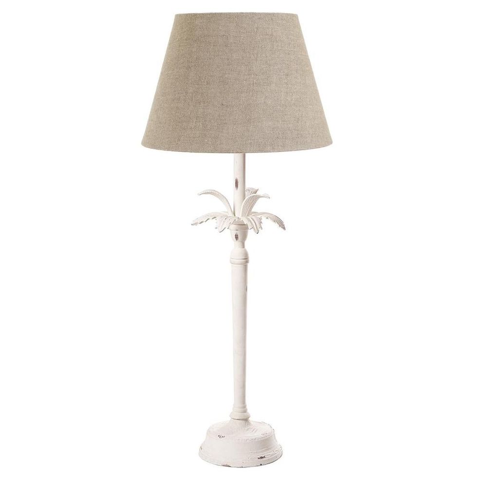 Casablanca Table Lamp Base White