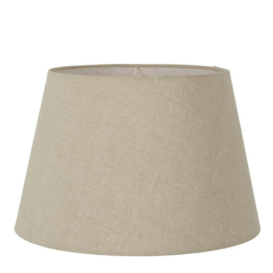 Linen Taper Lamp Shade Xl Dark Natural