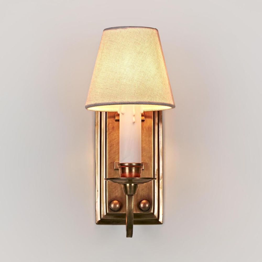 East Borne Wall Light Base Antique Brass