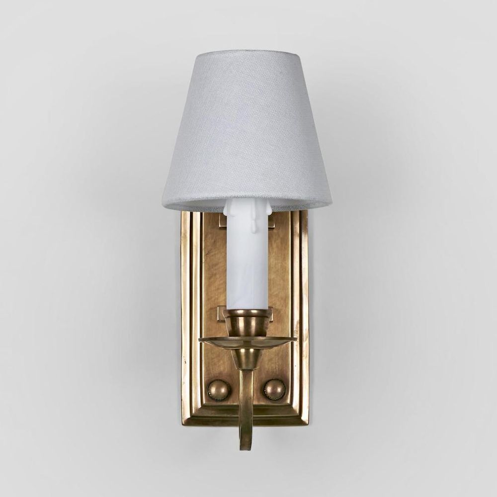 East Borne Wall Light Base Antique Brass