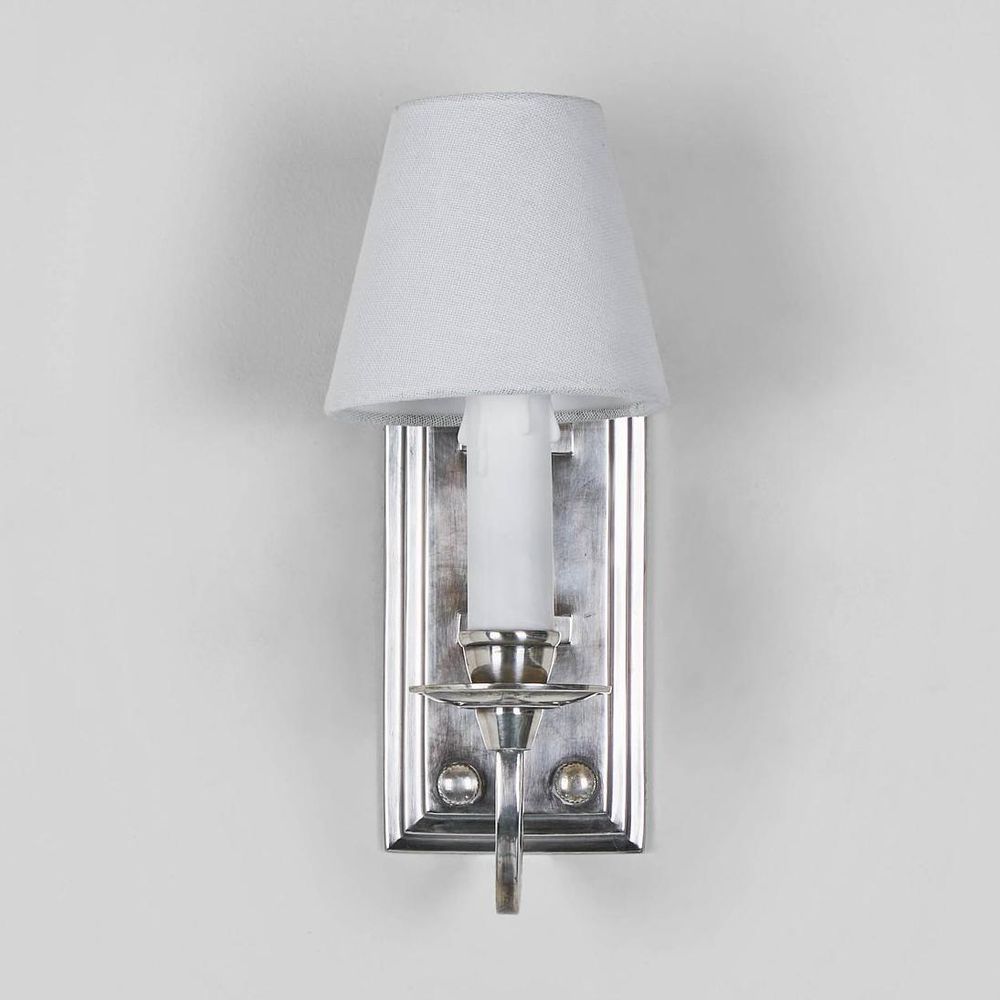 East Borne Wall Light Antique Silver