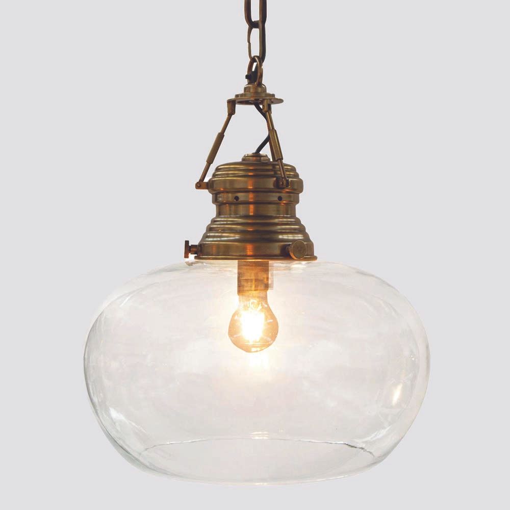 Paddington Ceiling Pendant Large Antique Brass