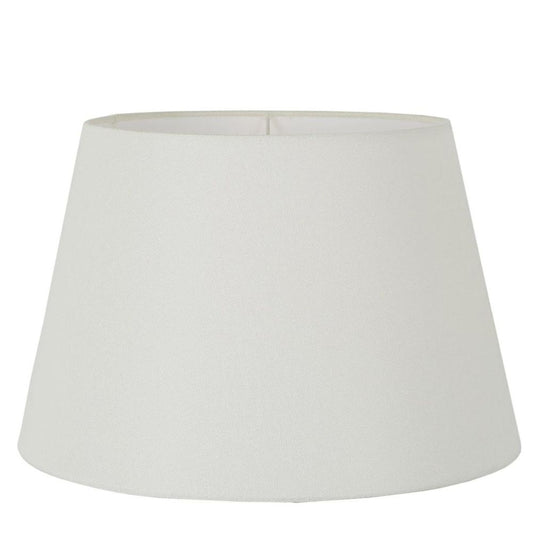 Linen Taper Lamp Shade Xxl Textured Ivory