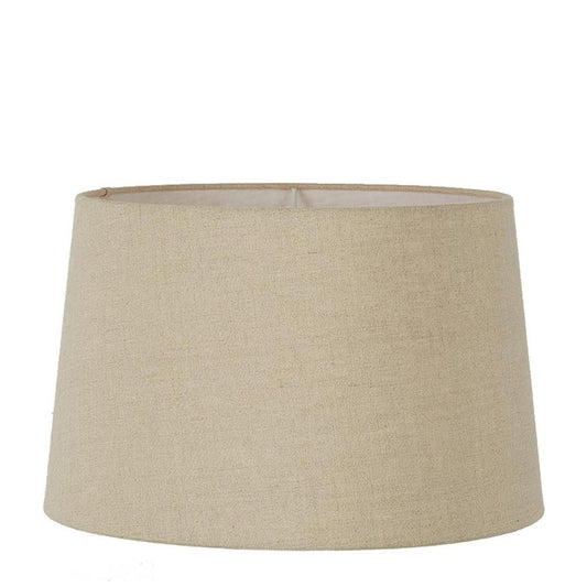 Linen Drum Lamp Shade Xl Dark Natural