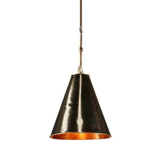 Monte Carlo Ceiling Pendant Small Black And Brass