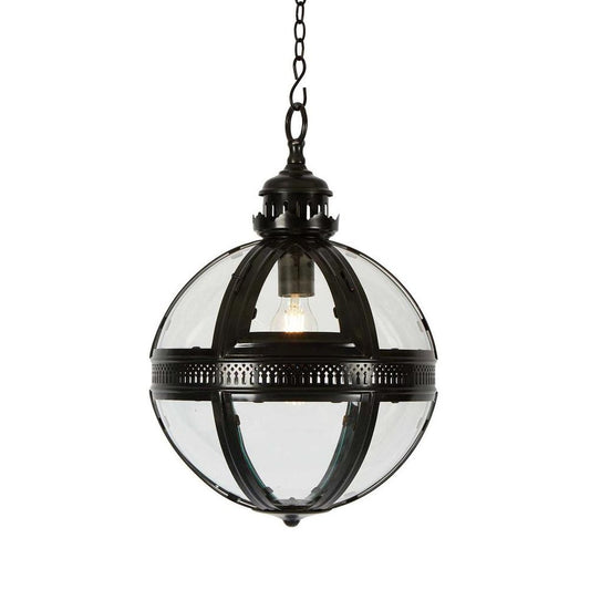 Saxon Ceiling Pendant Small Black