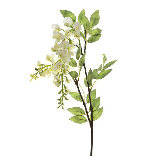 Wisteria Spray 1M White