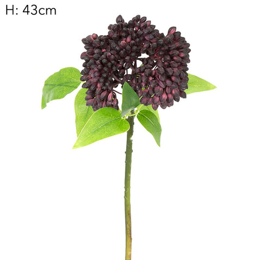 Berry Stem 43Cm Purple