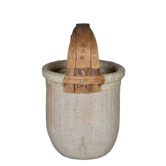 Shanxi 120 Year Rattan Rice Container