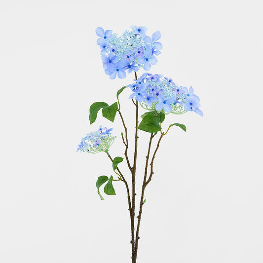 Hydrangea Spray 70cm Blue