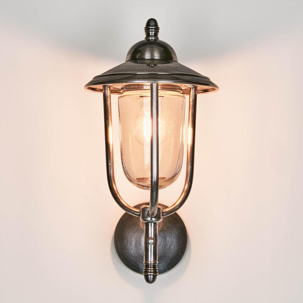 Pier Outdoor Wall Light Antique Silver