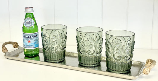 279L - Tray Rattan Handles 53X13X4Cm