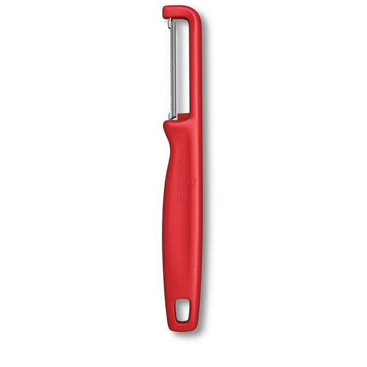 Iota Serrated Peeler - Red