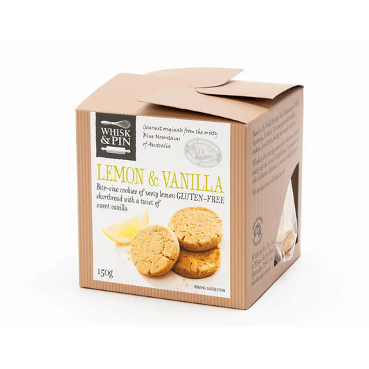 Lemon Vanilla Gluten Free Shortbread 150g