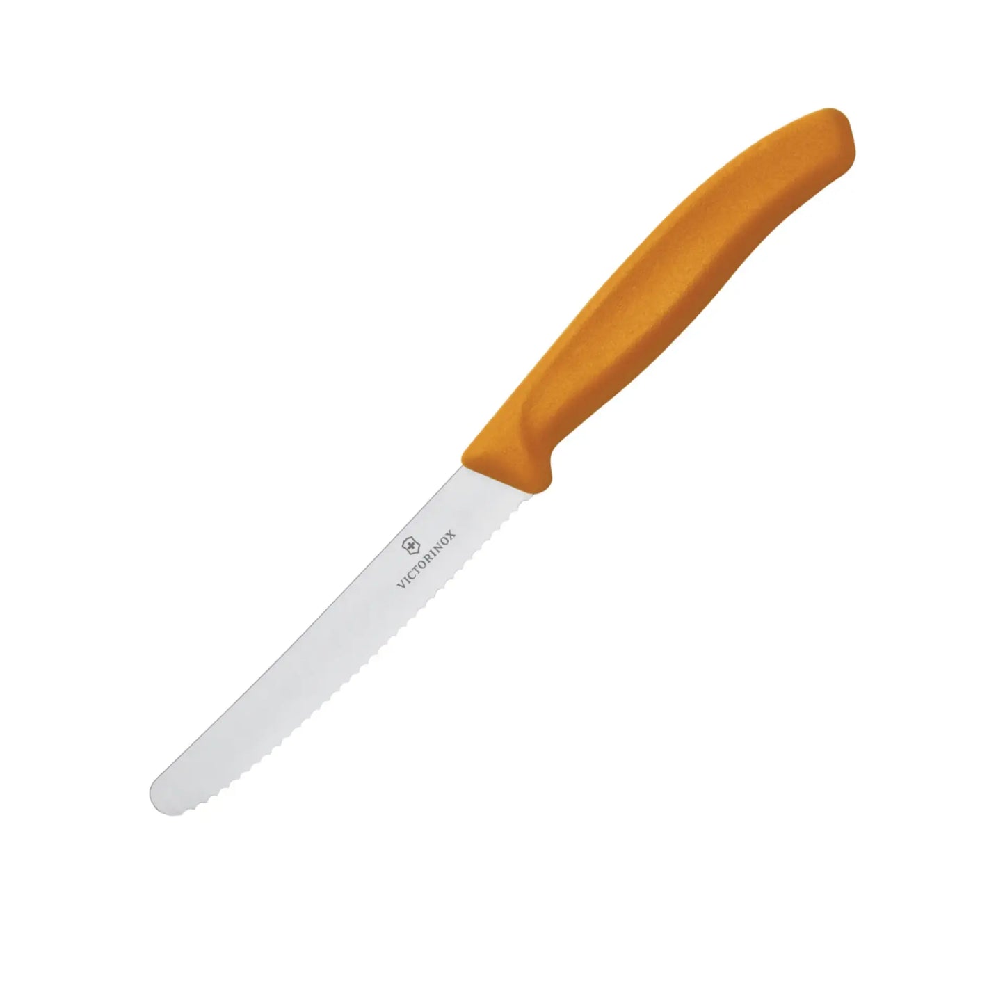 *Victorinox RT Wavy Edge Steak & Tomato Knife 11cm - Orange