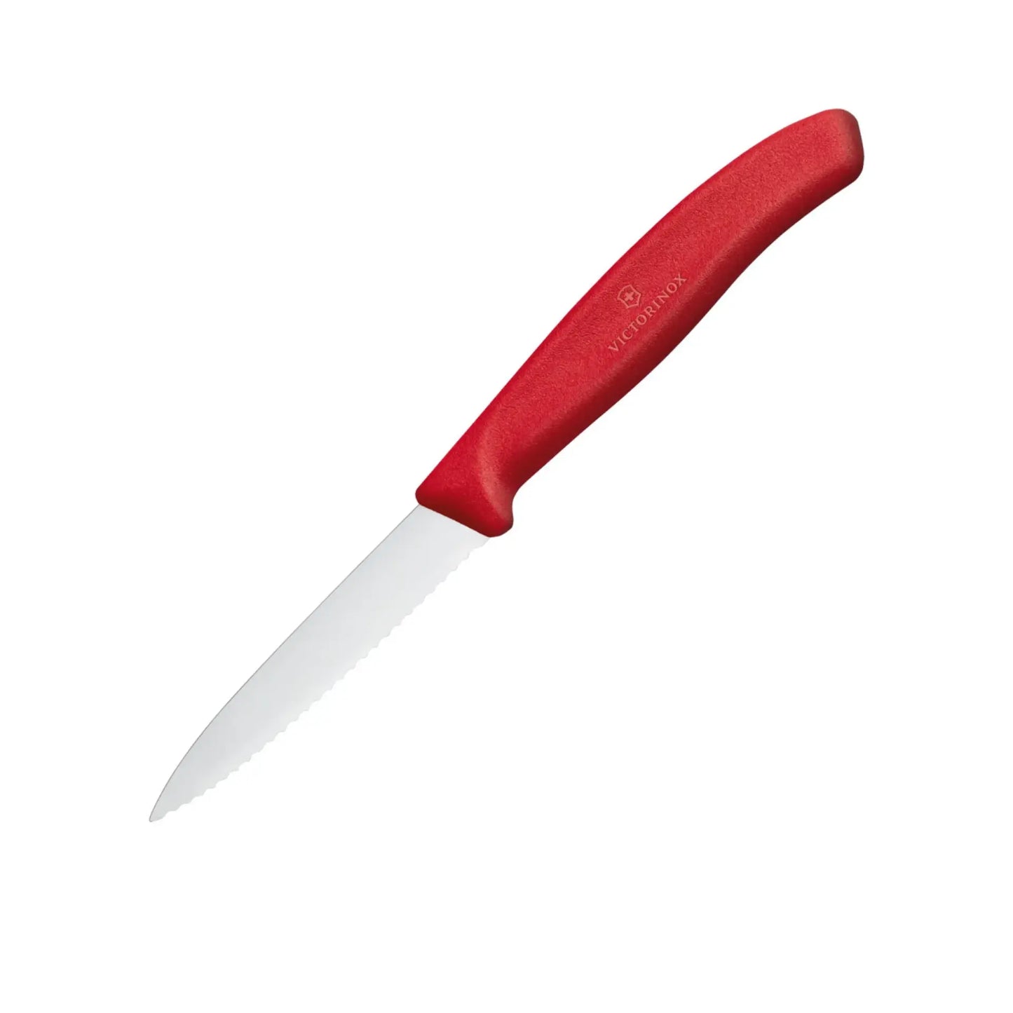 Victorinox Swiss - Classic Pointed Tip - Serrated Paring Knife - 10cm - Red