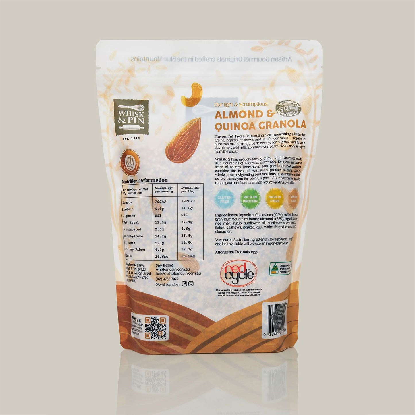 Almond & Quinoa Gluten Free Granola