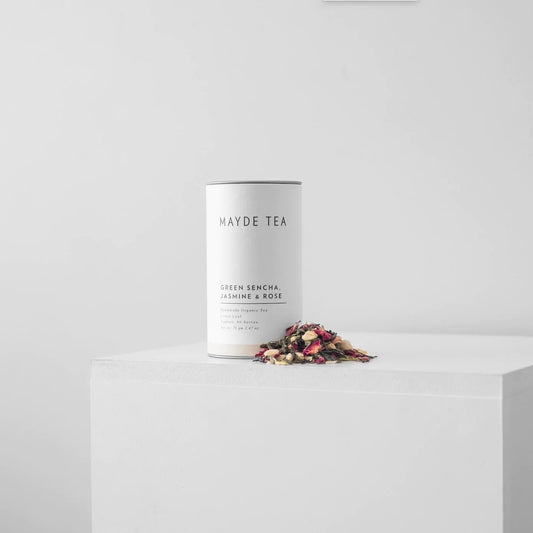 グリーン煎茶、ジャスミン&ローズ 40サーブチューブ