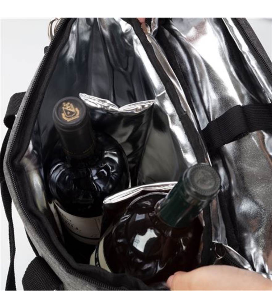 Premium 3 Bottle Carrier Charcoal