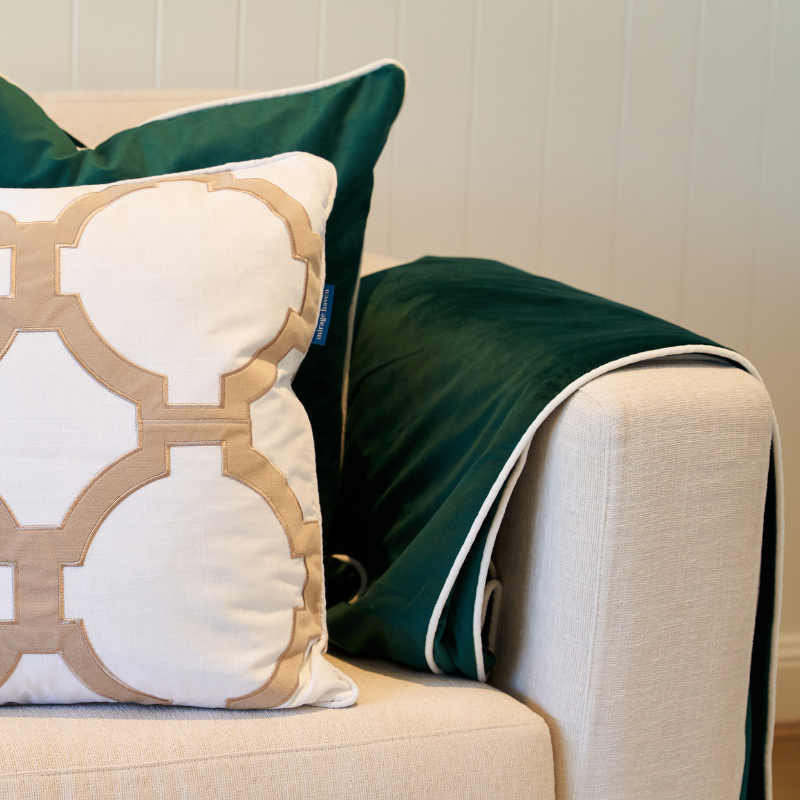 ミュナ エメラルドグリーン プラッシュ ラグジュアリー ベルベット スロー 250 cm
 140センチメートル