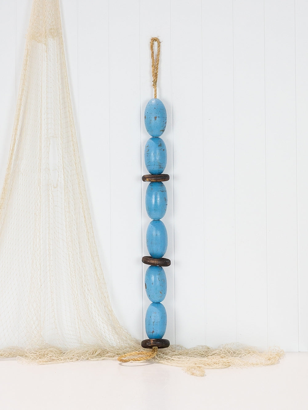 String of Oval Buoys - Blue