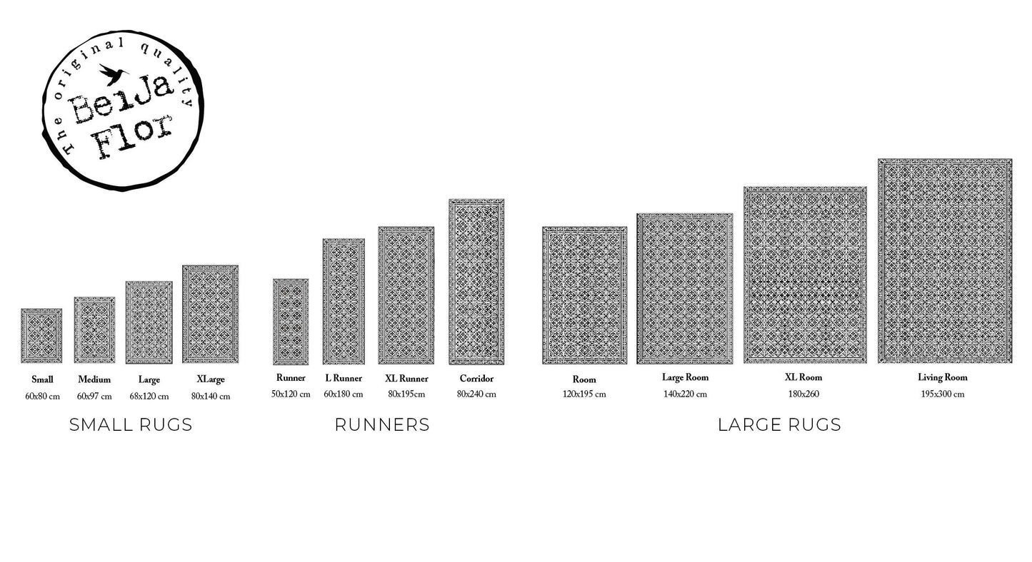 ジャッファ デザイナー ビニール ラグ