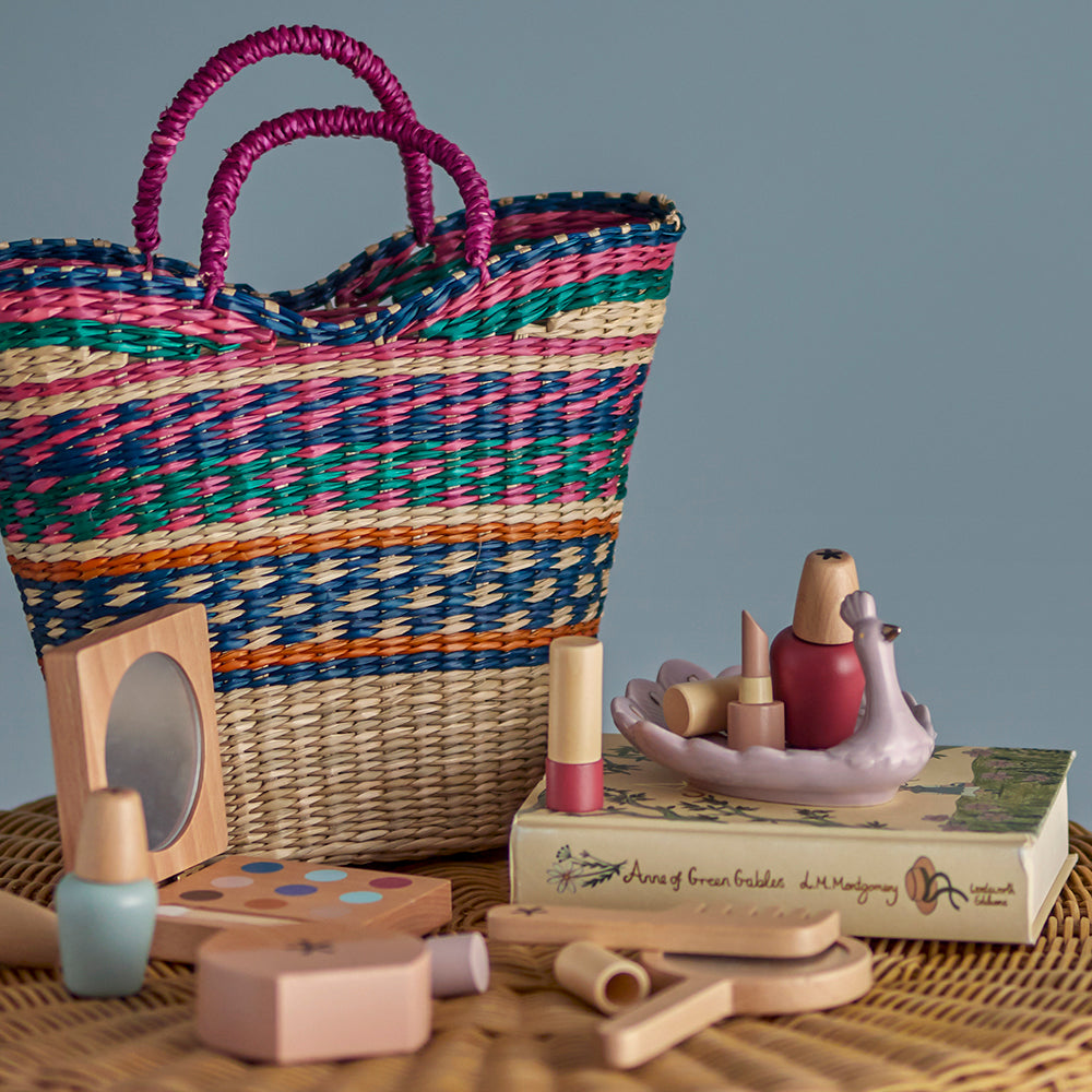 Daisy Toy Make-up set, Rose, Beech (11 Pieces)