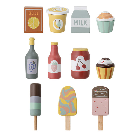 Yuliya Play Set, Food, Red, Lotus (11 piece set)