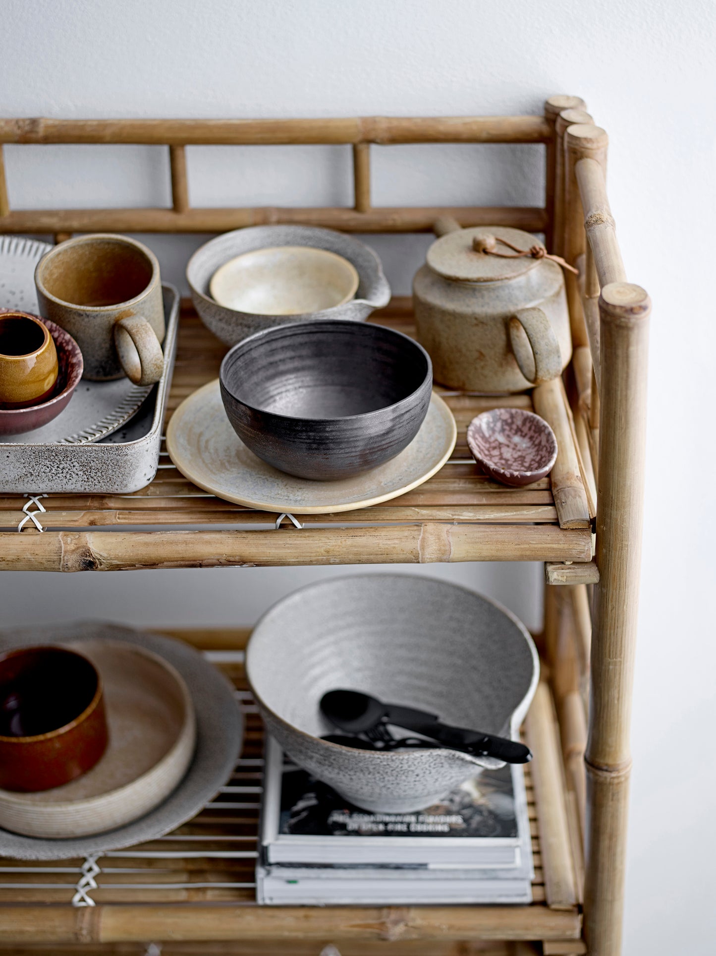 テア エスプレッソ カップ、ブラウン、ストーンウェア