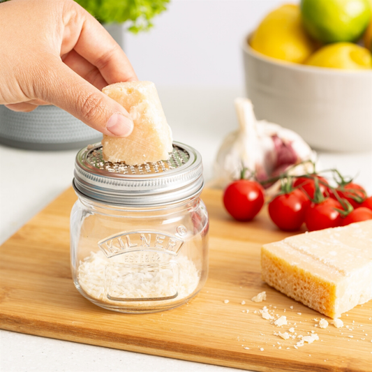 Storage Jar with Fine Grater
